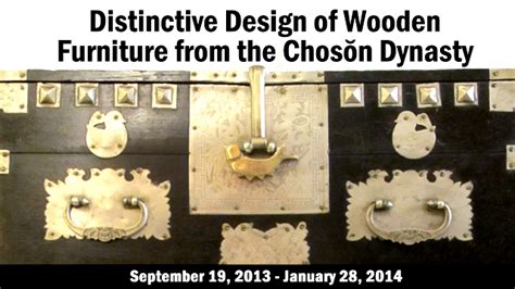 Distinctive Design of Wooden Furniture from Choson Dynasty