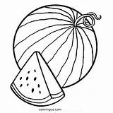 Watermelon Coloring Pages Free Printable PDF sketch template