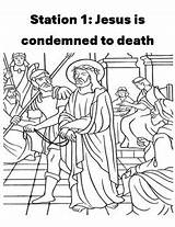 15 Free Coloring Pages — The Stations Of Cross By Markelle  TPT sketch template