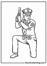 Police Officer Coloring Pages  Free Printable Templates sketch template
