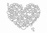 Hearts coloring Pages  Coloring 🎨 sketch template