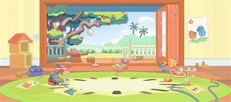 All Things Bluey | Cool backgrounds, Cartoon house, Cartoon background