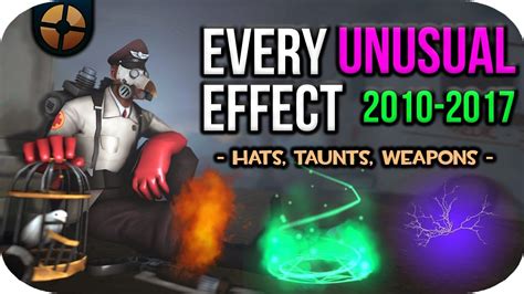 TF2: All Unusual Effects (2010-2017) - YouTube