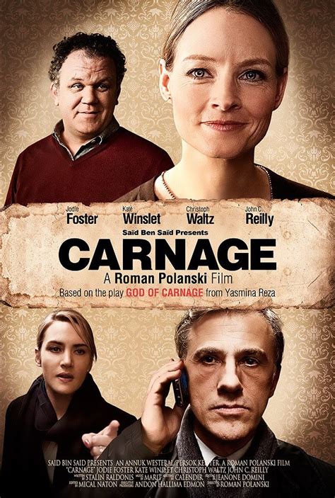 Carnage - Kate Winslet | Documentary movies, Carnage movie, Roman polanski