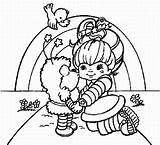 Coloring Pages Rainbow Brite  Home sketch template