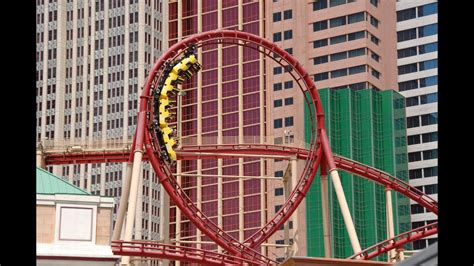 New York New York - Roller Coaster - Las Vegas - YouTube