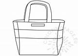 Handbag  Free Coloring Pages sketch template