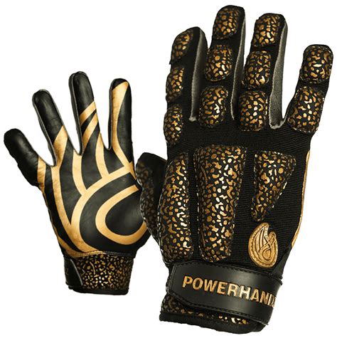 POWERHANDZ Weighted Anti-Grip Football Gloves for Strength and Resistance Training - Improve ...