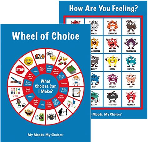 "How are You Feeling?" and "Wheel of Choice" Posters - Equip Our Kids!