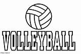 Volleyball 3 Coloring Pages coloring page sketch template