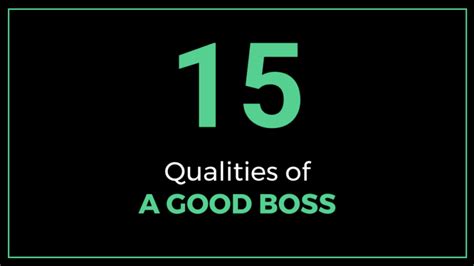 15 Qualities of a Good Boss - ThriveYard