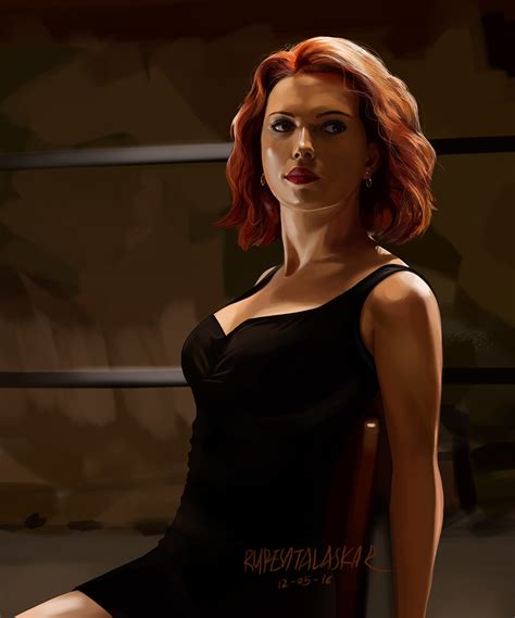 Scarlett Johansson Instagram Black Widow