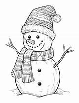 41 Snowman Coloring Pages For Kids And Adults  Our Mindful Life sketch template