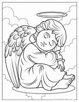 Angel Babies Coloring Pages sketch template