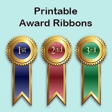 Printable Award Ribbons