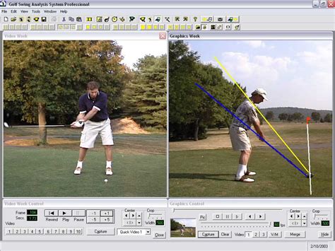 Golf Swing Analysis System Professional Software Informer: Screenshots