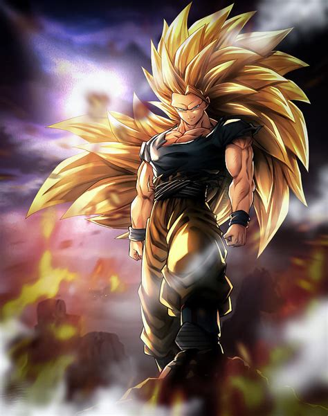 Super Saiyan 3 Goku Digital Art by Lac Lac - Fine Art America