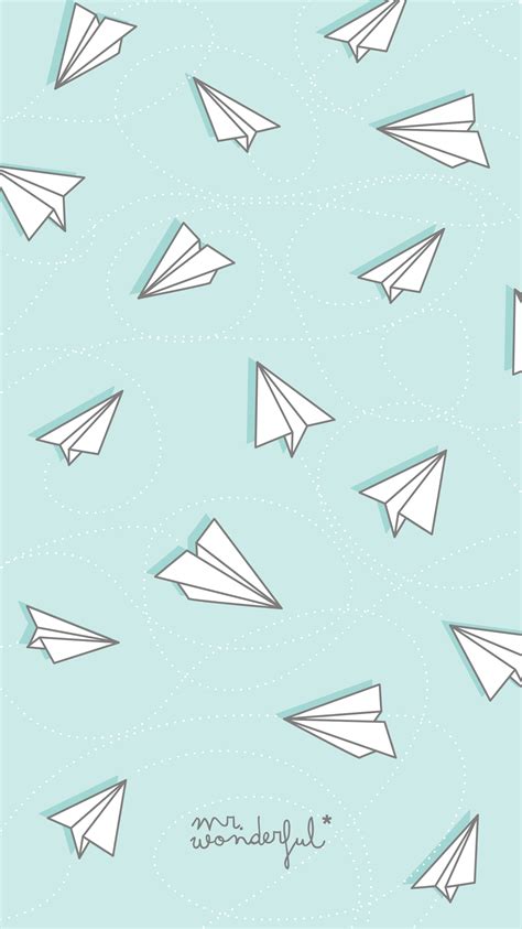 Fondo aviones de papel | Wallpaper iphone cute, Pretty backgrounds for ...