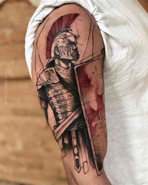 Roman Soldier Tattoo | Best Tattoo Ideas Gallery | Tatuaje de gladiador ...