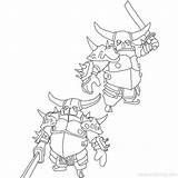 Clash Royale Pekka Coloring Pages  XColoringscom sketch template