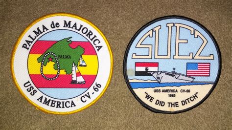 USS America (CV-66) Cruise Patches