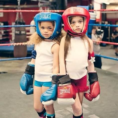 I should get my girls some boxing gloves and let them solve their own fights!! | Boxing girl ...