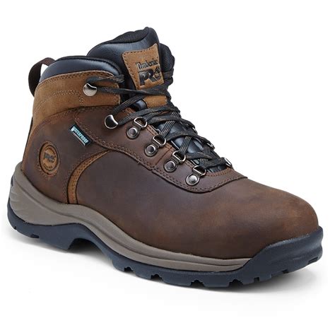 TIMBERLAND PRO Men's 5 in. Flume Hiker Waterproof Steel Toe Work Boots ...