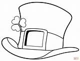 Top Hat Coloring Sheet Pages sketch template