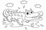 41 Crocodile Coloring Pages  ColoringPagesOnlycom sketch template