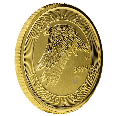 Gold Canadian Gyrfalcon Coin - 1/4 Ounce - GSI Exchange