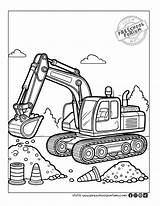 15 Free Construction Coloring Pages With PDF Printables sketch template