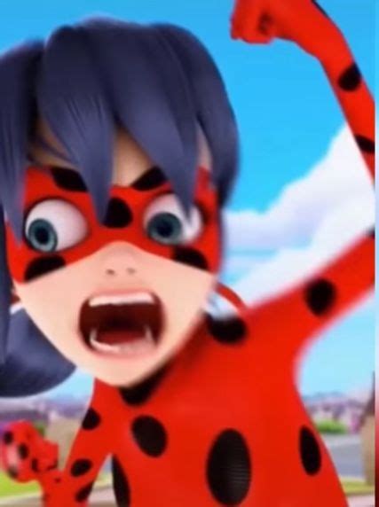 the animated lady bug is making an angry face
