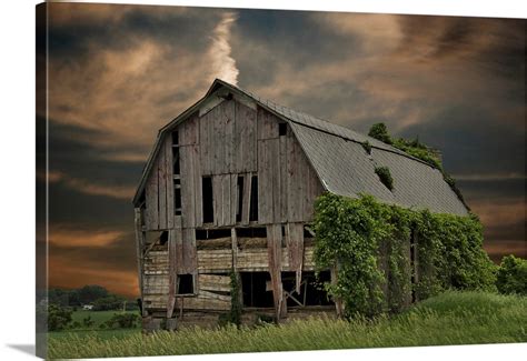 Old Barn At Sunset Wall Art, Canvas Prints, Framed Prints, Wall Peels ...