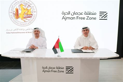 Ajman Free Zone signs MoU with Dubai National Insurance and Reinsurance PSC