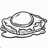 Nutrious Fried Egg Coloring Pages  For Kids – Smart Creative sketch template