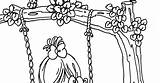 swing In A tree  Precious Moments coloring Pages Coloring sketch template