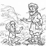 David And Jonathan Coloring Pages  Free & Printable sketch template