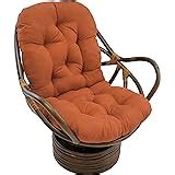 Amazon.com: Blazing Needles Solid Twill Swivel Rocker Chair Cushion, 48" x 24", Sage : Home ...