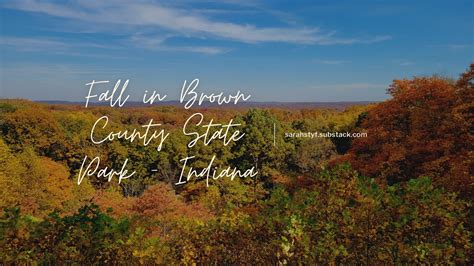 Fall in Brown County State Park - YouTube