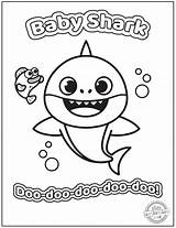 Free Printable Baby Shark Coloring Pages To Download & Print  Kids sketch template
