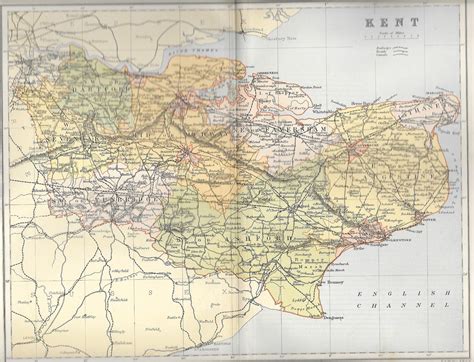 Kent antique map – Maps and Antique Prints