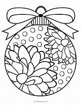 34 Christmas Ornament Coloring Pages sketch template