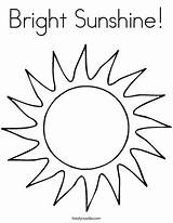 Bright Sunshine Coloring Page  Twisty Noodle sketch template