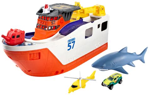 UPC 746775307059 - Matchbox Mission: Marine Rescue Shark Ship Play Set ...