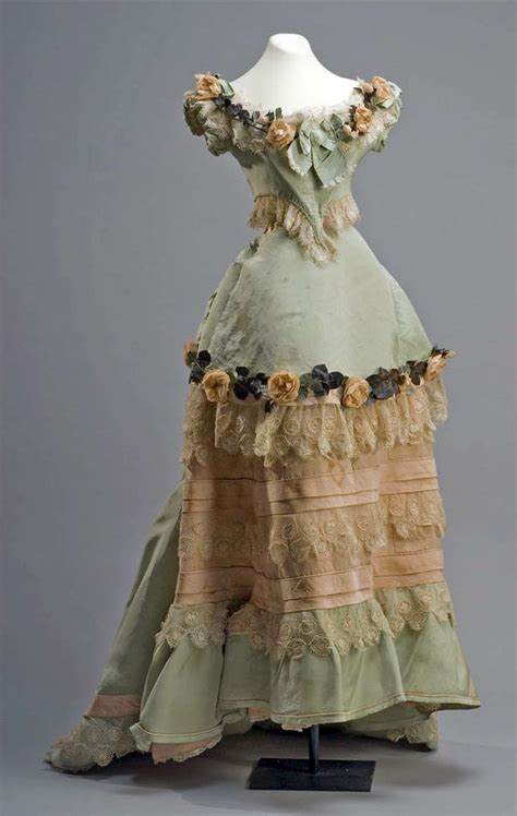 The Me I Saw | Evening dress, late 1800s, Paris, France.