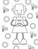 Beautiful Robot coloring page  Download Print Or Color Online For Free sketch template