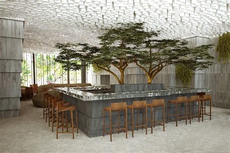 Green Hotel by Incorporated | Hotel lounge, Hotel, Restaurant design