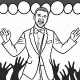 Justin Timberlake Performing On Stage Coloring Page 47034 37180 sketch template