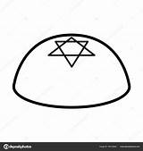 Yarmulke Coloring Pages sketch template