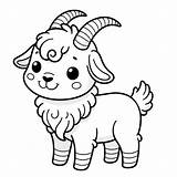 Cute Goat Coloring Page  4 Free Printable Pages sketch template